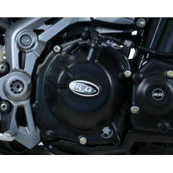 Couvre-carter droit (embrayage) R&G RACING noir Kawasaki Z900