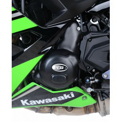 Couvre-carter gauche R&G RACING noir Kawasaki Z650