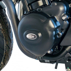 Couvre-carter gauche R&G RACING noir Kawasaki Z900RS