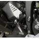 Insert de cadre droit R&G RACING noir Kawasaki ZX6R