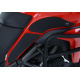 Kit grip de réservoir R&G RACING 4 pièces noir Ducati 950 Multistrada