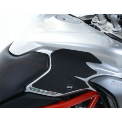 Kit grip de réservoir R&G RACING 2 pièces noir MV Agusta 800 Turismo Veloce