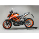 Support de plaque réglable LIGHTECH noir KTM 390 Duke