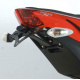Support de plaque R&G RACING noir Ducati Streetfighter 848