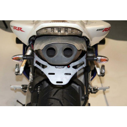 Support de plaque R&G RACING noir Honda CBR600RR/1000RR Fireblade