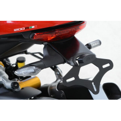 Support de plaque R&G RACING noir Ducati Monster 1200R