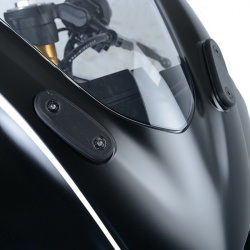 Cache orifice rétroviseur R&G RACING noir Yamaha YZF-R125