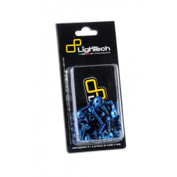 Kit vis de carénage LIGHTECH cobalt alu (31 pièces) Aprilia Dorsoduro