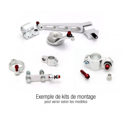 KIT FIXATION D'AMORTISSEUR DE DIRECTION BITUBO POUR TRIUMPH DAYTONA 675 06-08 AU-DESSUS DU RESERVOIR