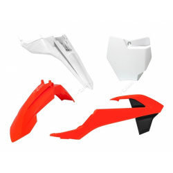 Kit plastique RACETECH couleur origine (2016) orange/blanc KTM SX65