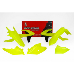 Kit plastique RACETECH jaune fluo KTM EXC/EXC-F