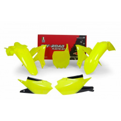 Kit plastique RACETECH jaune fluo Yamaha YZ-450F