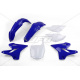 Kit plastique UFO couleur origine bleu/blanc Yamaha YZ125/250