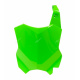 Plaque numéro frontale RACETECH vert fluo Kawasaki