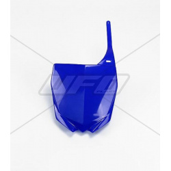 Plaque numéro frontale UFO bleu Yamaha YZ/YZF