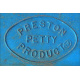 Plaque phare PRESTON PETTY halogène bleu Bultaco