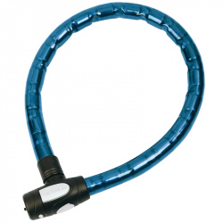 Antivol câble OXFORD Barrier 1,5m x 25mm bleu
