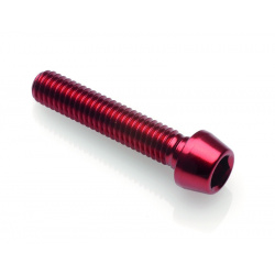 Vis BTR conique LIGHTECH M6 x 25 Ergal rouge