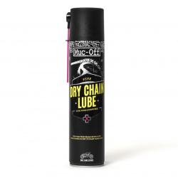 Lubrifiant chaîne MUC-OFF Dry PTFE Chain Lube - spray 400ml