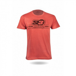 T-Shirt S3 Casual Racing rouge taille XXL