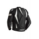 Blouson RST Tractech EVO 4 CE cuir - noir bandes blanches taille M