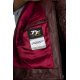 Blouson RST Brandish CE cuir - rouge taille S