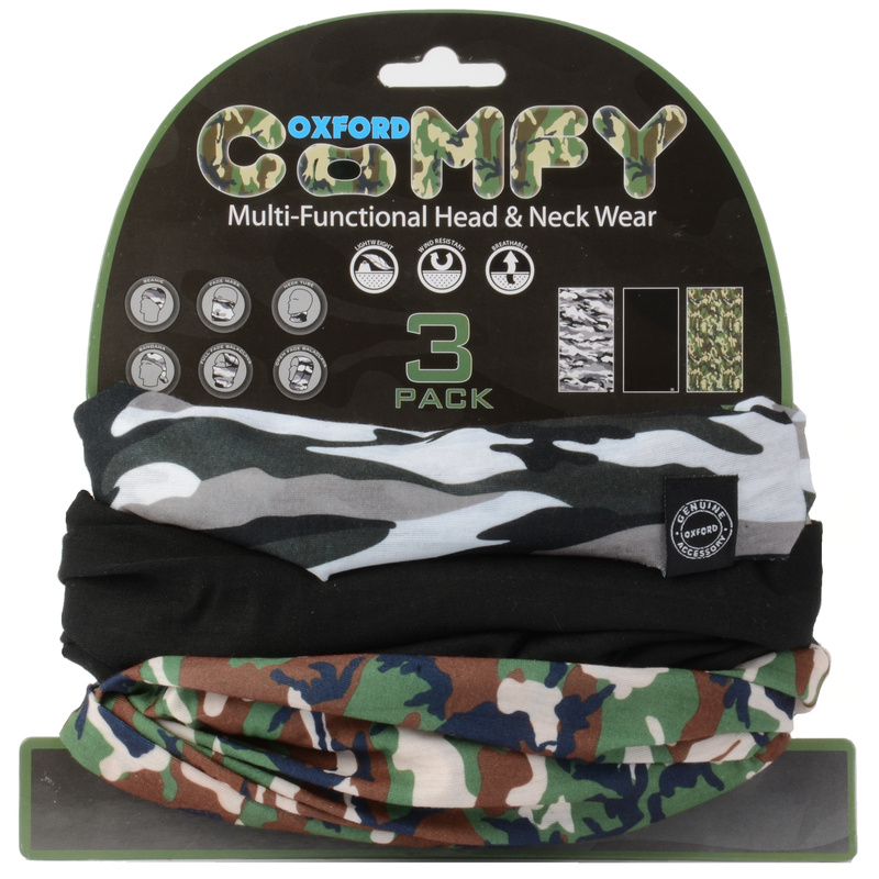 Tour de cou OXFORD Comfy Camo pack de 3