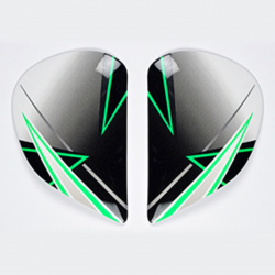 PLATINE ECRAN ARAI SAJ ASTEROID GREEN CASQUE INTEGRAL