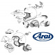 Platine visière ARAI Tinted pour casques Tour-X 4/Tour-X 3