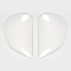 Plaques pivot ARAI Super AdSis J (LRS) Diamond White pour casques RX-7 GP/Viper/Astro-Light/Quantum/Quantum-ST/Quantum-ST PRO/Ch