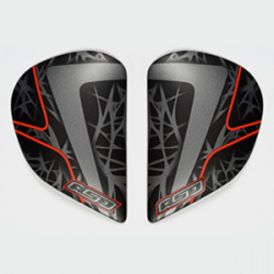 Platine écran ARAI Super AdSis J Sting Frost Red casque intégral