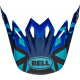 Visière BELL Moto-9 Tremor Blue/Black