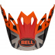Visière BELL Moto-9 Tremor Black/Orange/Chrome