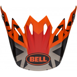 Visière BELL Moto-9 Tremor Black/Orange/Chrome