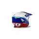 Casque UFO Sheratan blanc/bleu/rouge taille XL