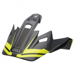 Visière BELL Mx-9 Adventure Barricade mat jaune fluo