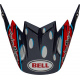 Visière BELL Moto-9 Flex McGrath Replica Gloss Blue/Red/Black