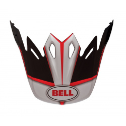 Visière BELL Moto 9 Flex/Moto 9 Spark rouge/noir