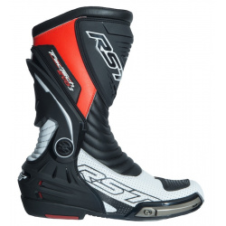 Bottes RST TracTech Evo 3 CE cuir - rouge fluo taille 44