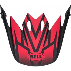 Visière BELL MX-9 Mips - Disrupt Matte Black/Red