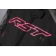 Veste femme RST S1 Mesh CE textile - noir/rose fluo taille S