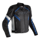 Veste RST Sabre Airbag cuir - noir/blanc/bleu taille 4XL