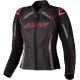 Veste femme RST S1 CE cuir - noir/rose fluo taille M