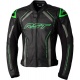 Veste RST S1 CE cuir - noir/gris/vert fluo taille S