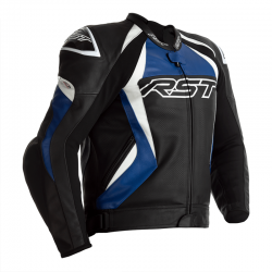 Veste RST Tractech EVO 4 cuir - noir/bleu/blanc taille XXL