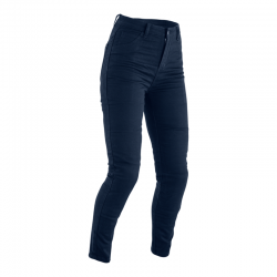 Jean RST x Kevlar® Jegging CE textile renforcé femme - bleu indigo taille L court