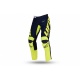 Pantalon motocross enfant UFO Kimura bleu/jaune fluo taille 30