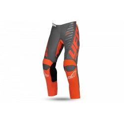 Pantalon motocross enfant UFO Kimura gris/orange taille 26