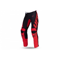 Pantalon motocross UFO Kimura noir/rouge taille 54