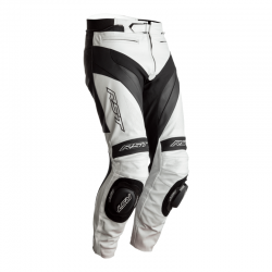 Pantalon RST Tractech Evo 4 CE cuir - blanc/noir taille M